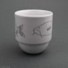 Kubek porcelanowy "srebrny karp i srebrny sum" - Image 2
