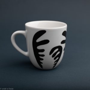 kubek porcelanowy "roślinność podwodna"