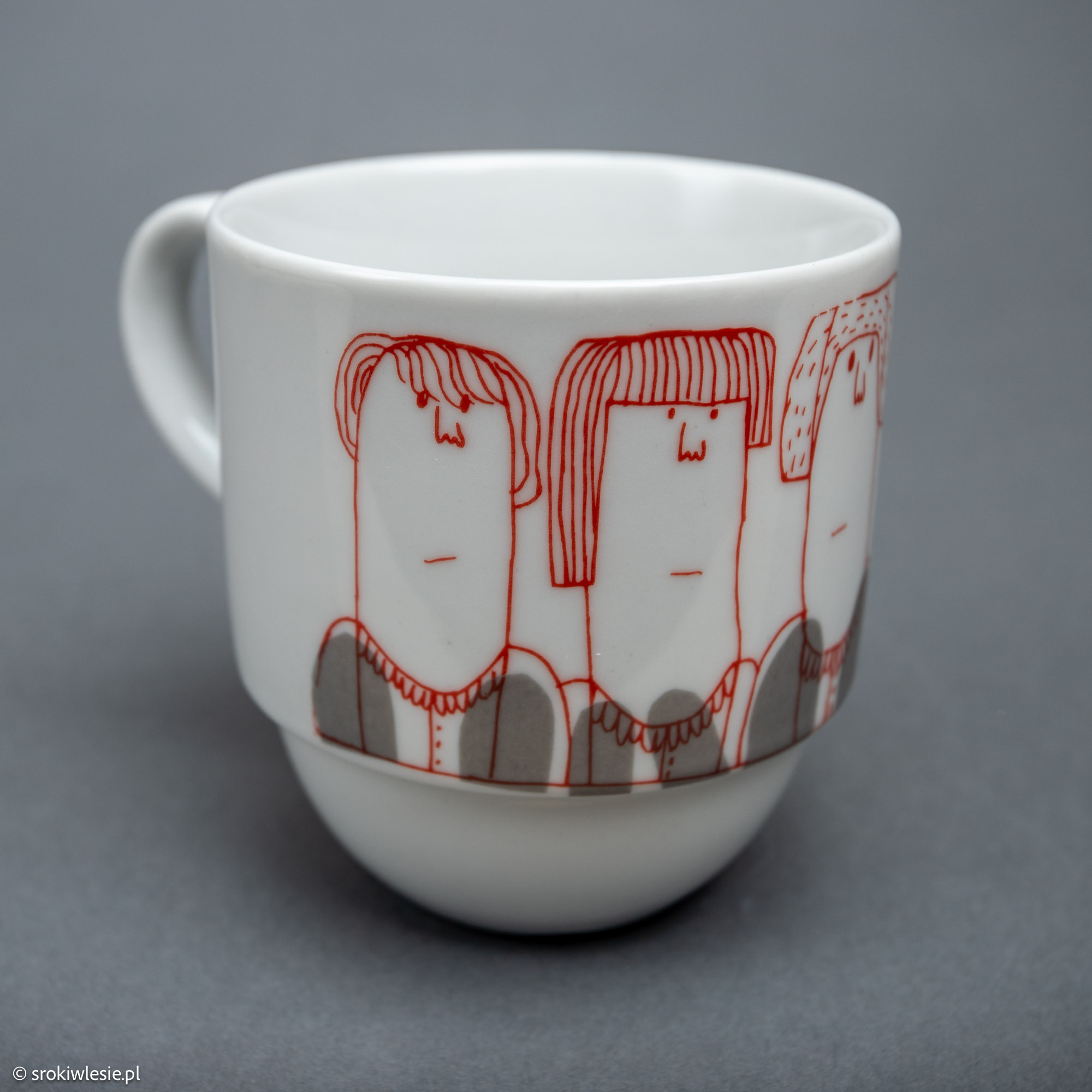 Porcelanowy kubek PANIE - obrazek 3