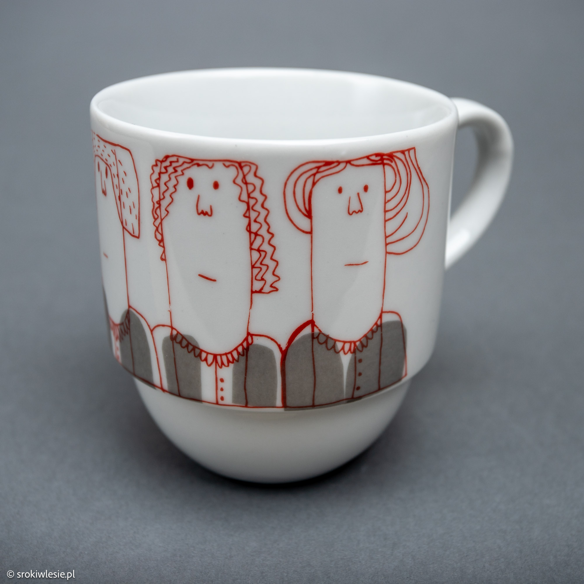 Porcelanowy kubek PANIE