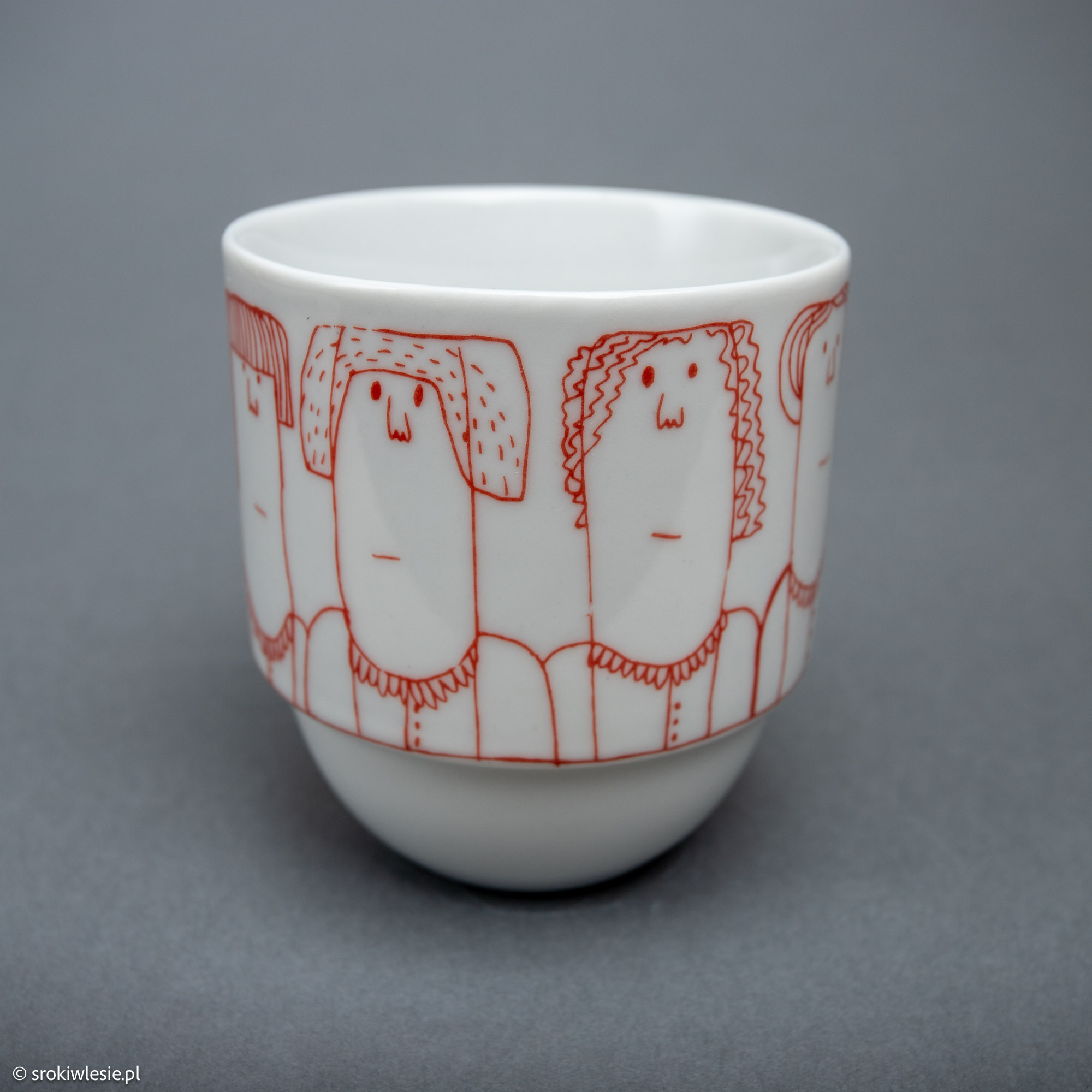 kubek porcelanowy "Panie" - obrazek 2