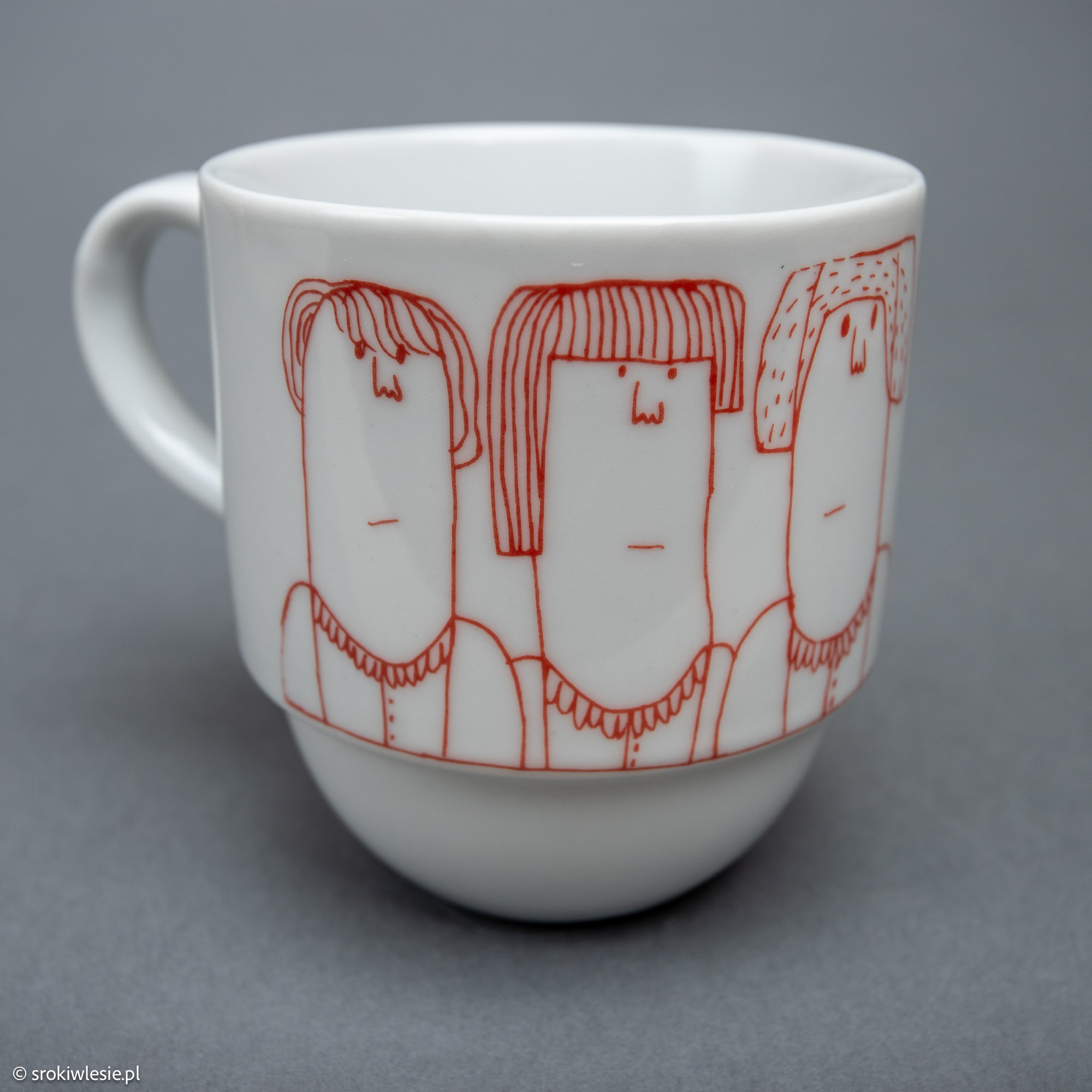 kubek porcelanowy "Panie"