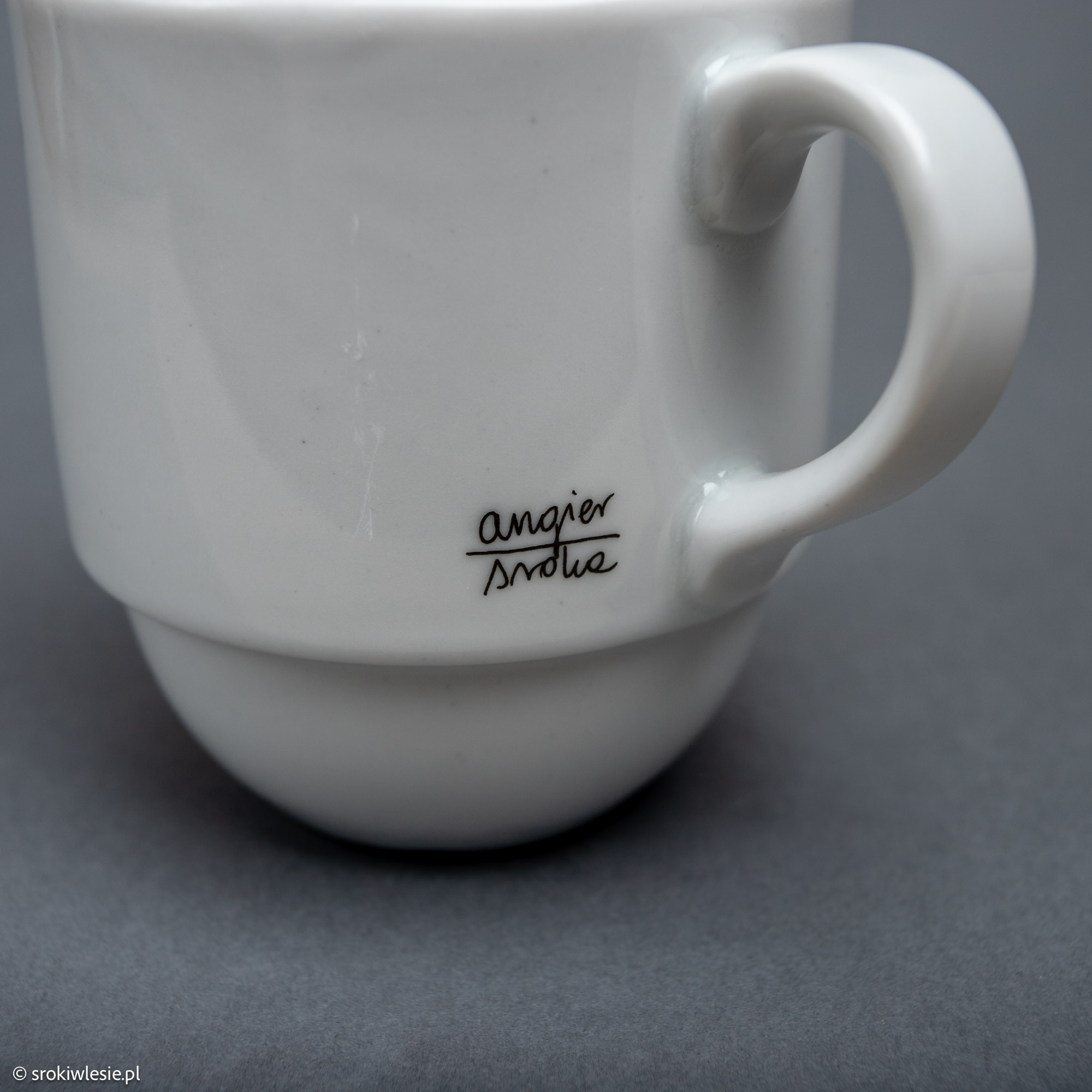 Kubek porcelanowy ze szczupakiem - obrazek 3