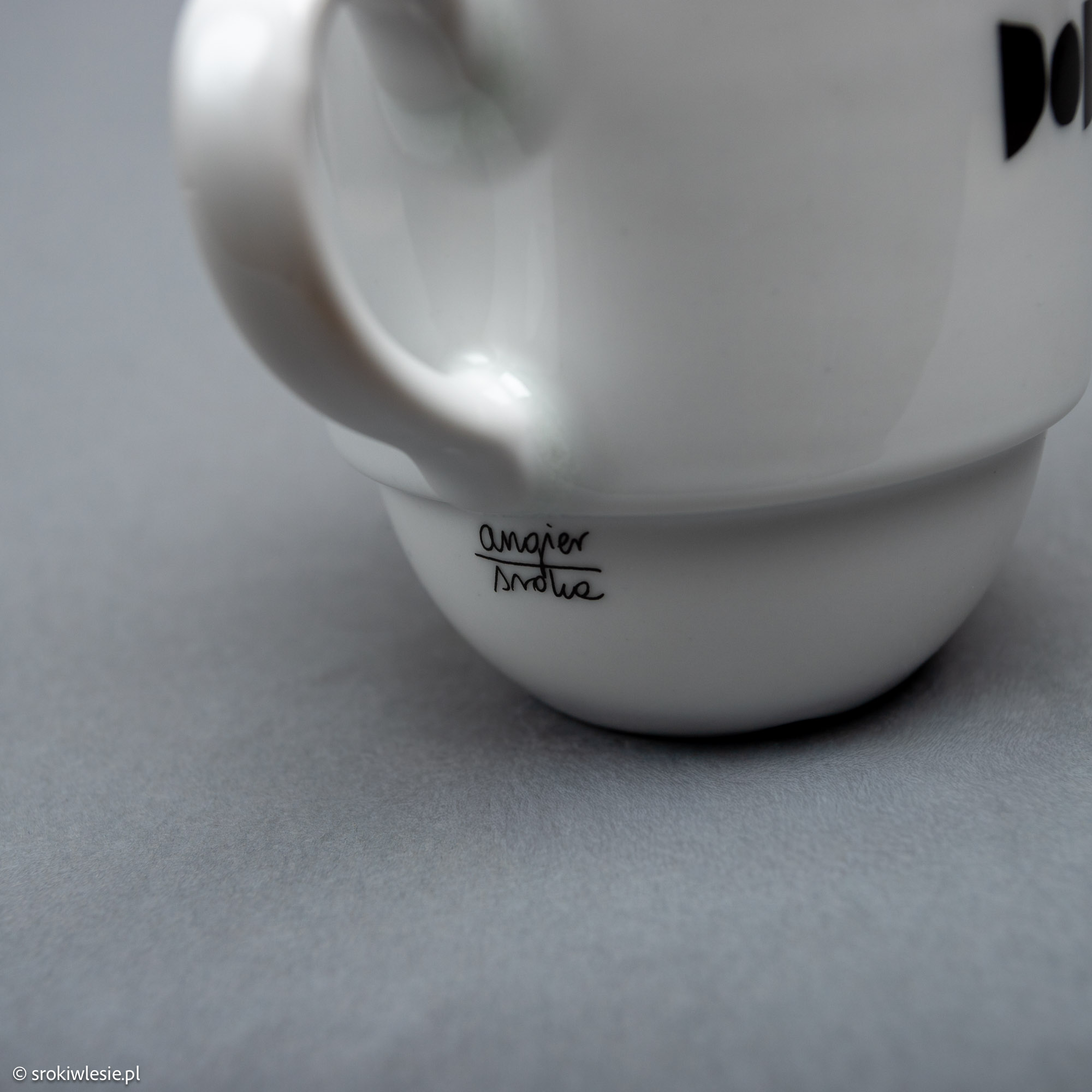 Kubek porcelanowy z kotem - obrazek 3